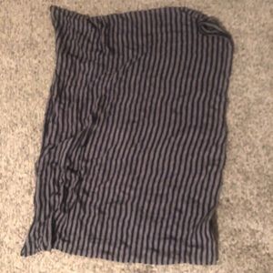 Honey punch striped infinity scarf